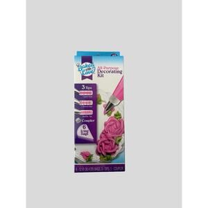 Baked with Love All-Purpose Decorating Kit 10pc Icing Bags Tips Coupler Set